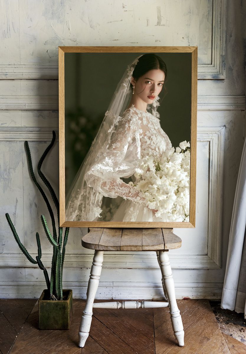 Bridal Portrait Photography Poster. — room view 1