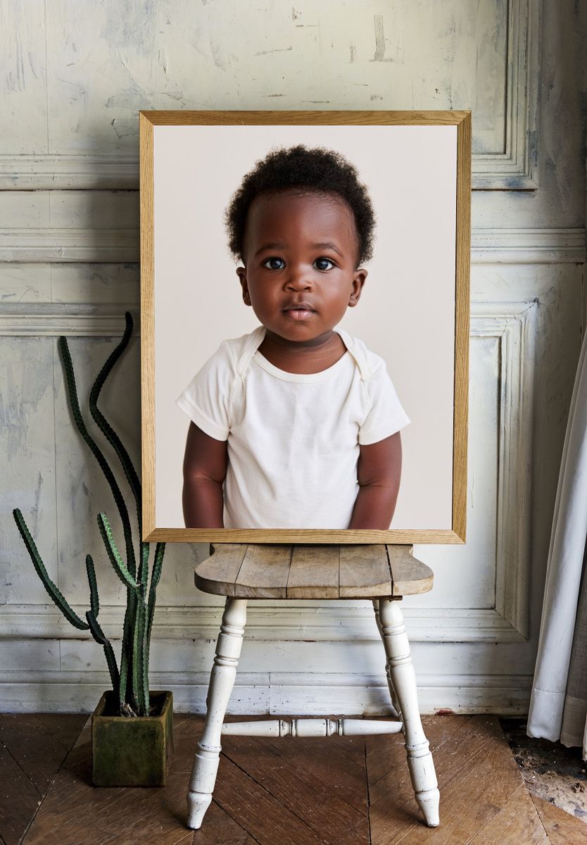 Baby Portrait Photography Poster. — room view 1