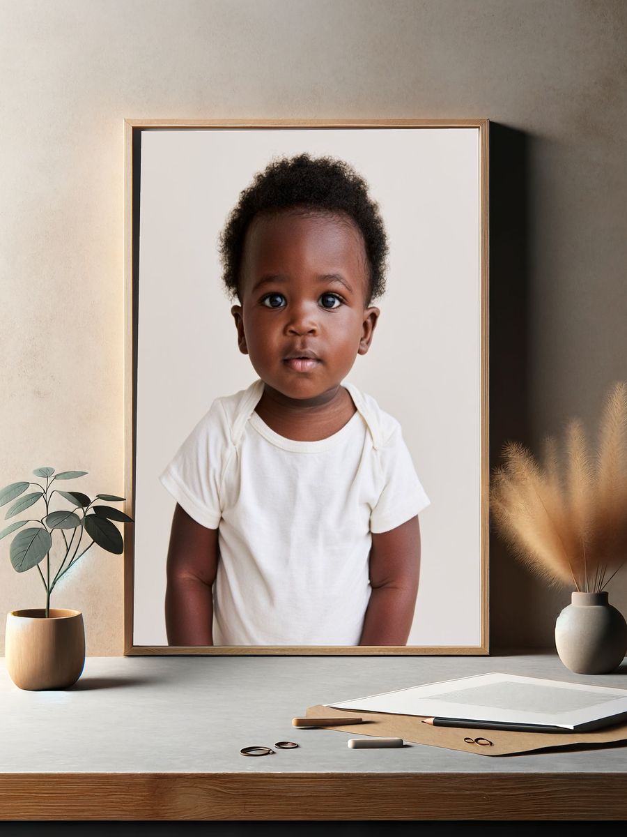Baby Portrait Photography Poster. — room view 2