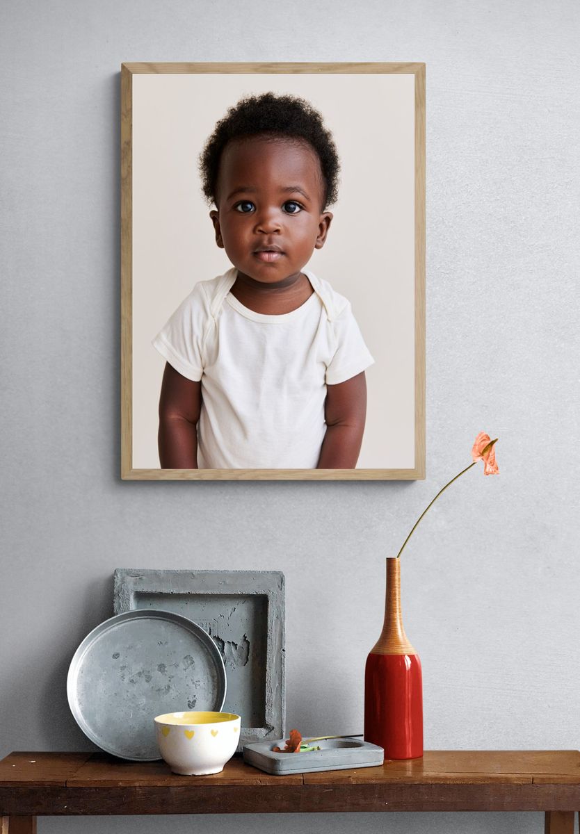 Baby Portrait Photography Poster. — room view 3