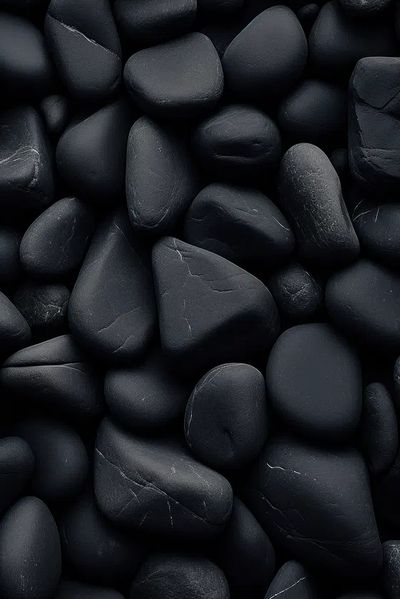 Black Stones — Minimalist Print