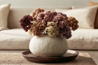 Dried Hydrangea Still Life Print.