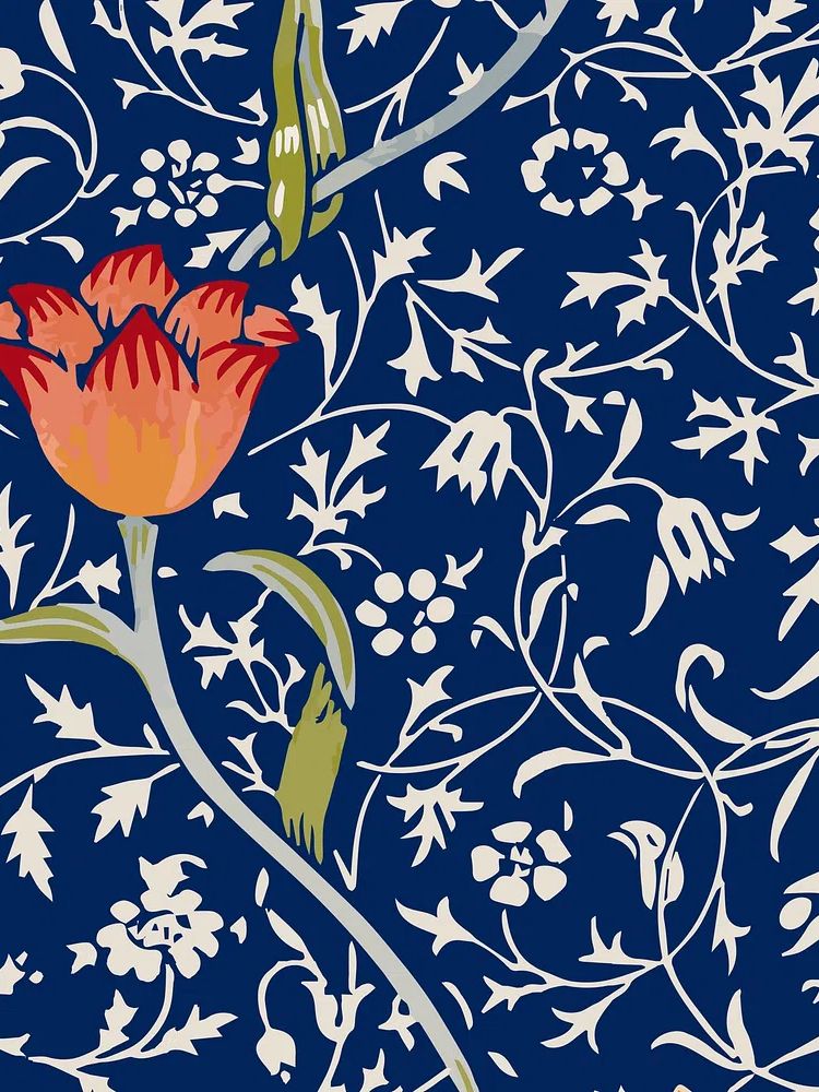 Floral Pattern — Botanical Print. poster detail