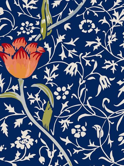 Floral Pattern — Botanical Print. poster print