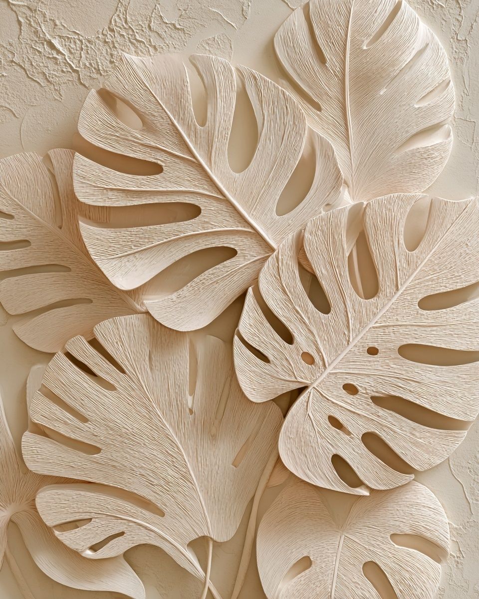 Monstera Leaves — Botanical Print. poster — botanical art