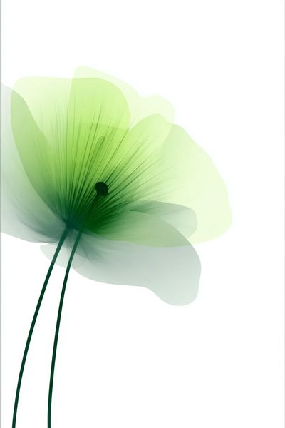 Delicate Green Flower