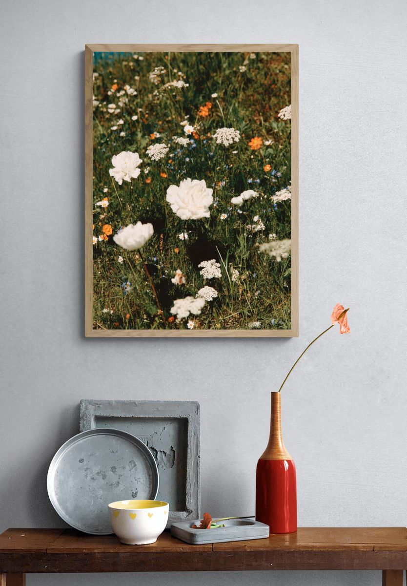 Wildflower Meadow — Botanical Print. — room view 3