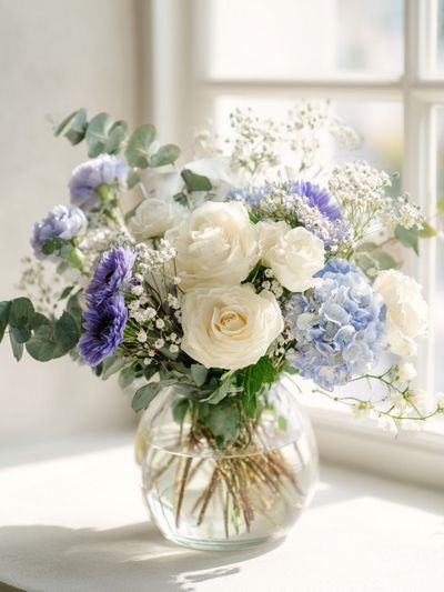 Elegant Floral Bouquet — Botanical Print. poster