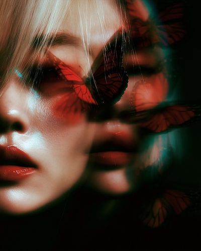 Butterfly Dream Portrait Print.