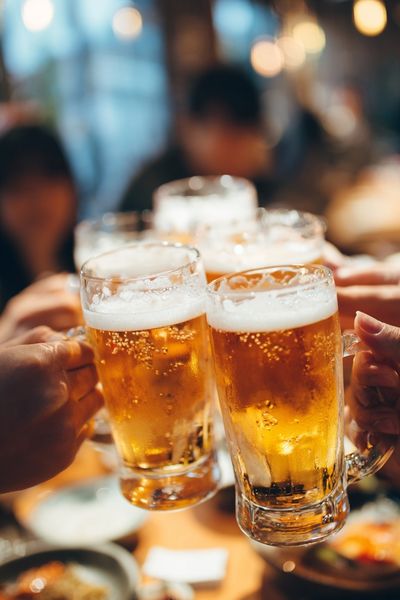 Beer Toast Photography Poster. poster print