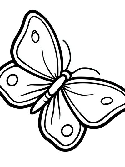 Butterfly Line Art Print. poster