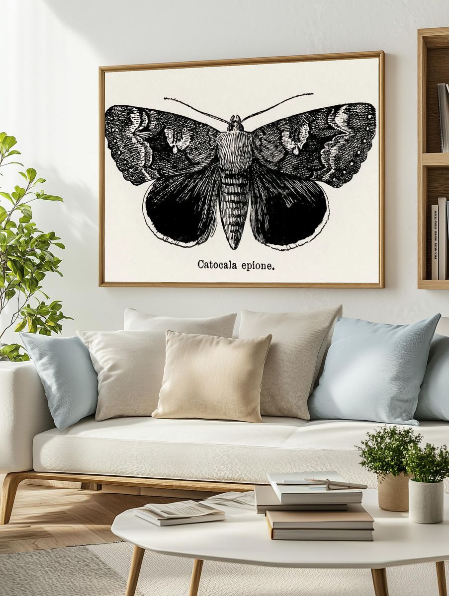 Epione Underwing (Catocala epione). Digitally. — room view 2