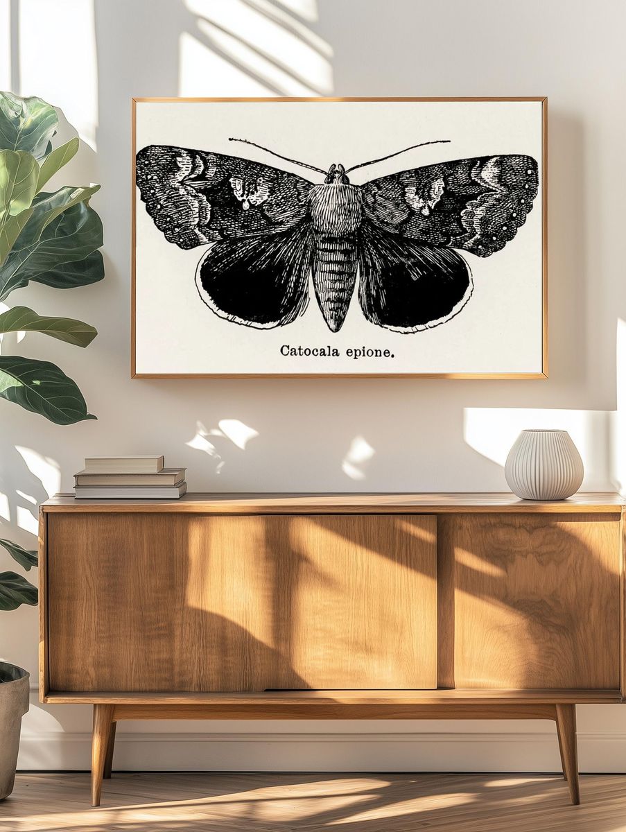 Epione Underwing (Catocala epione). Digitally. — room view 3