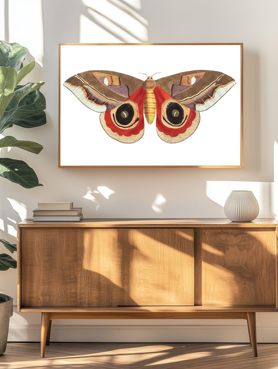 Automeris Janus illustration Naturalist's Miscellany. — room view 3