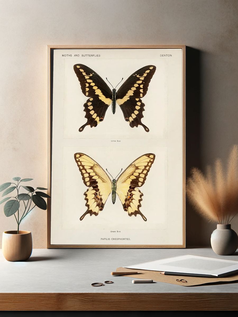 Giant Swallowtail (Papilio Cresphontes). Digitally. — room view 2