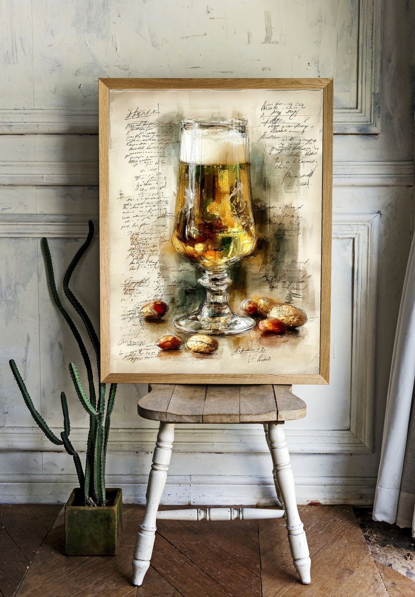 Beer and Nuts — Vintage Print room preview
