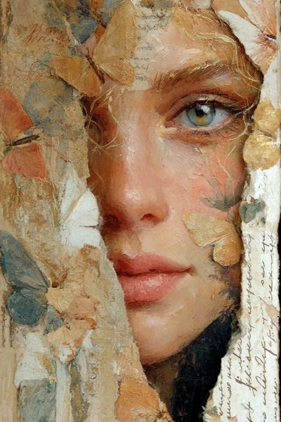Butterfly Woman — Fine Art Print. poster print