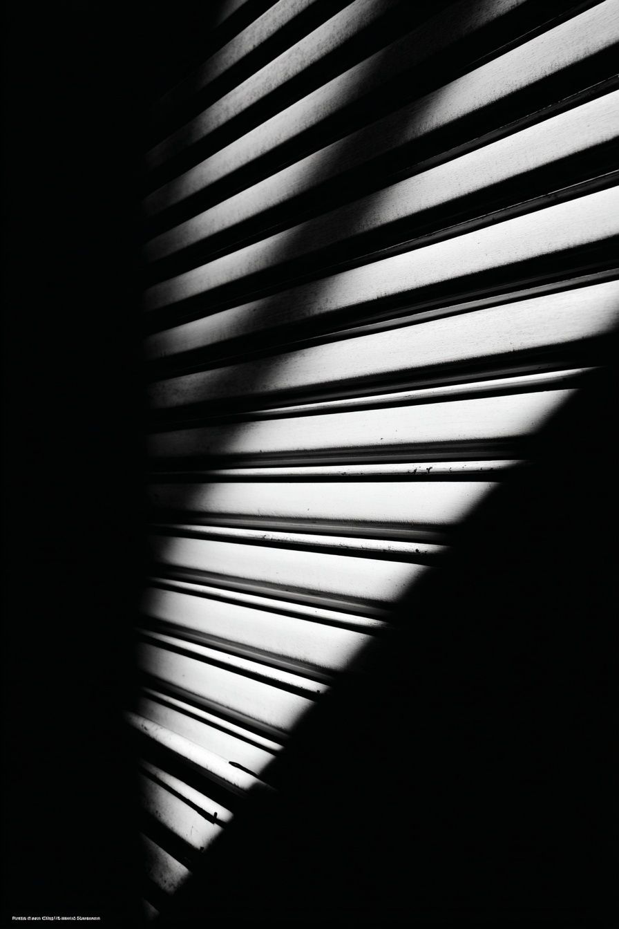 Shadows and Light — Black-White Photography Poster. poster detail