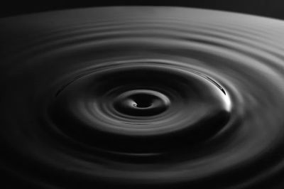 Black Water Ripples — Photography Print. poster print