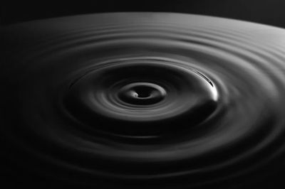Black Water Ripple — Photography Print. poster print