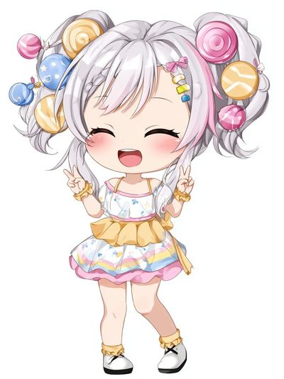 Cute Candy Girl — Anime Print. poster