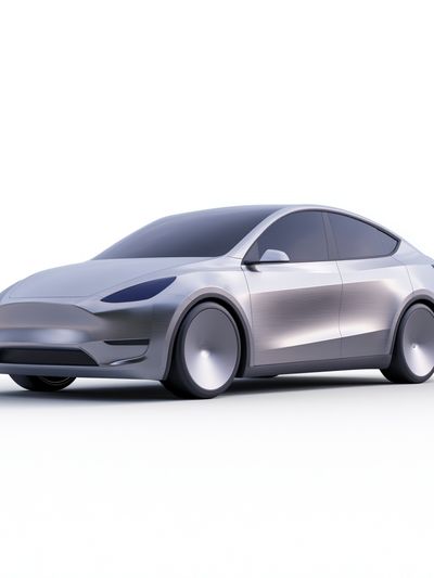 Futuristic Electric Car Poster.