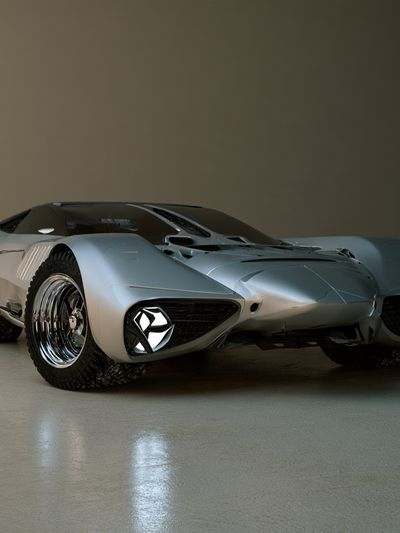 Futuristic Concept Car Photography Poster. poster