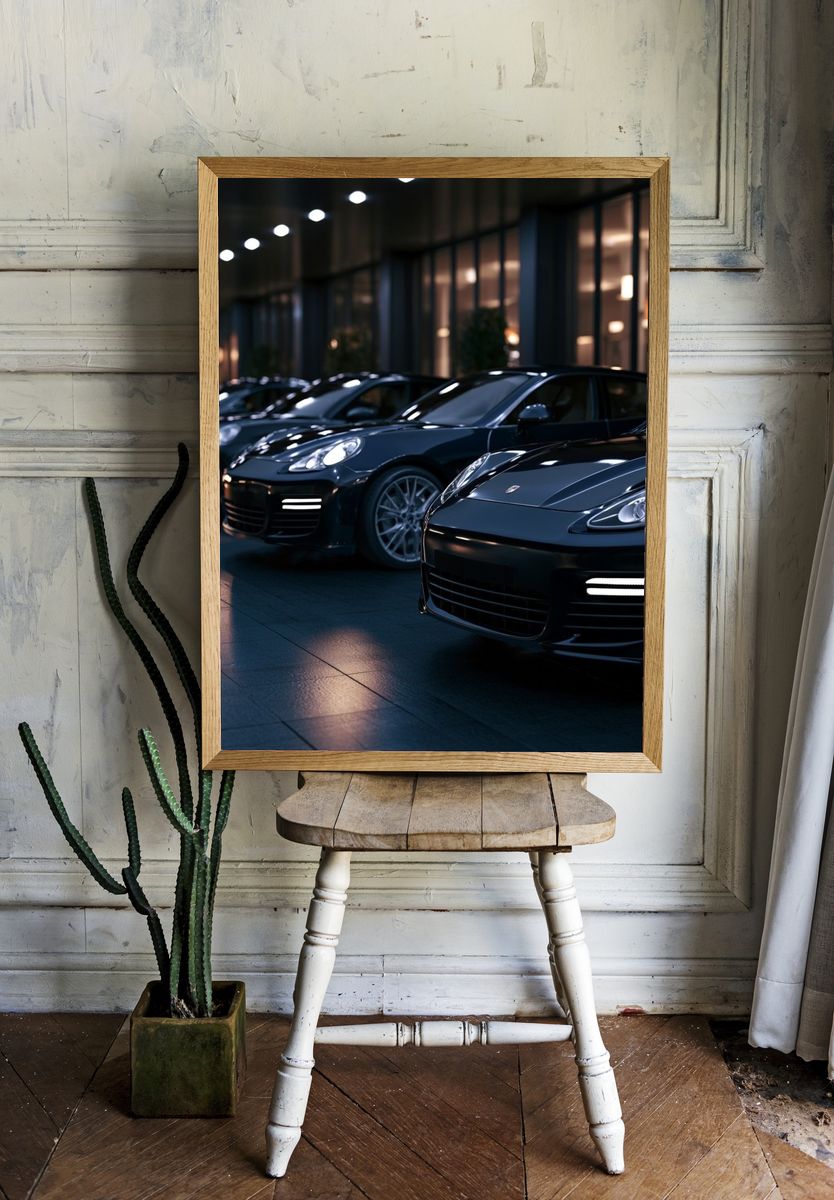 Luxury Sports Cars Photography Poster. — room view 1