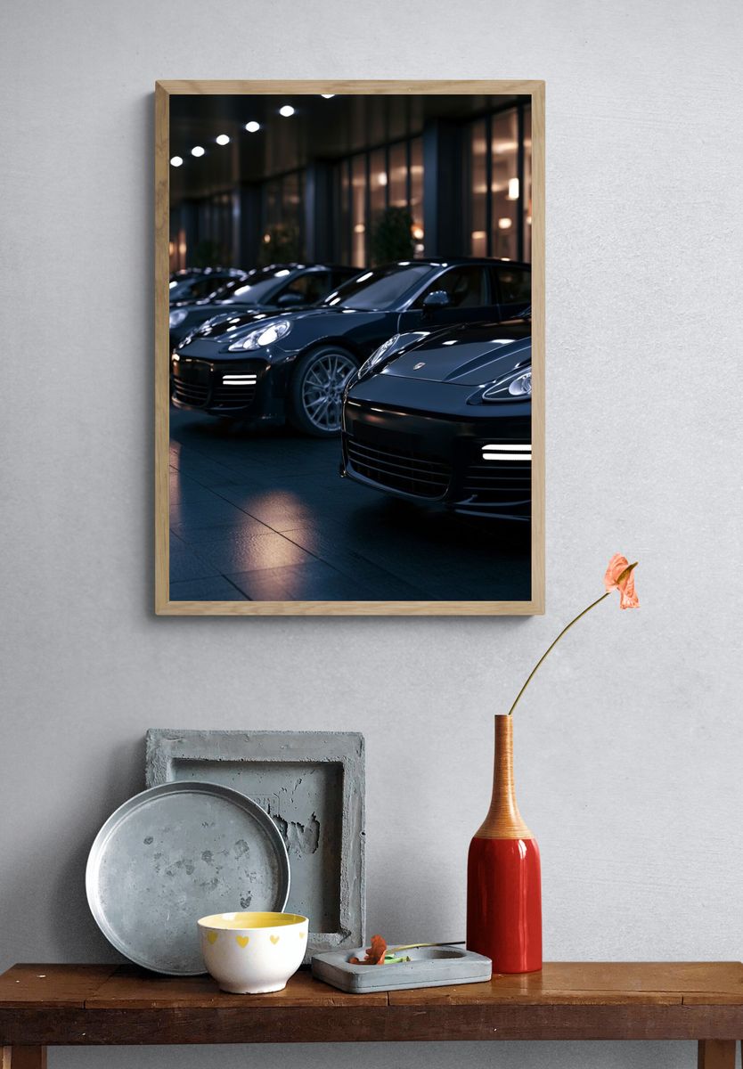 Luxury Sports Cars Photography Poster. — room view 3