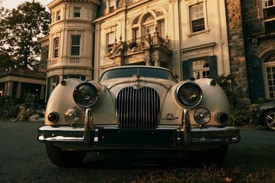 Classic Jaguar at Manor House Poster.