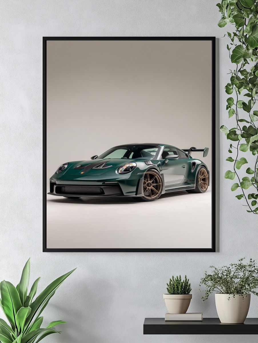 Porsche 911 GT3 RS Photography Poster. — room view 4
