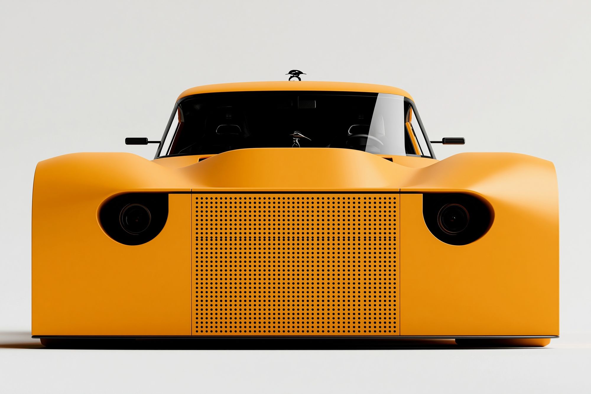 Yellow Concept Car Photography Poster. poster — photography art