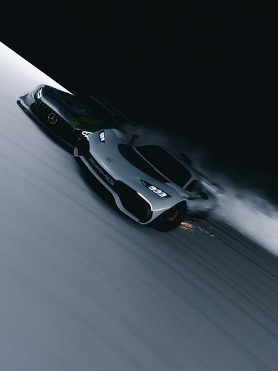 Mercedes-AMG GT Drift Photography Poster.