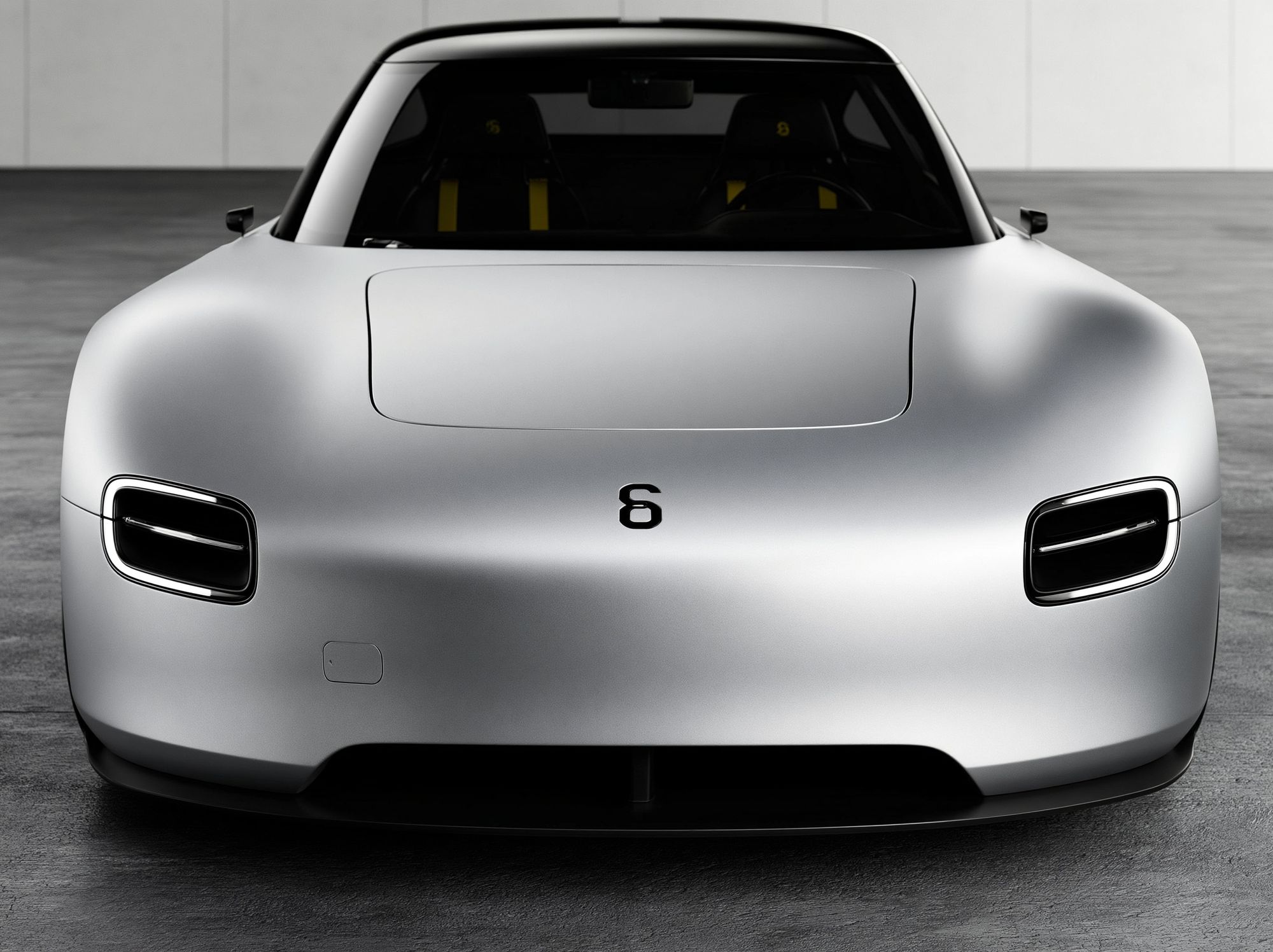 Minimalist Electric Sports Car Poster. poster — photography art