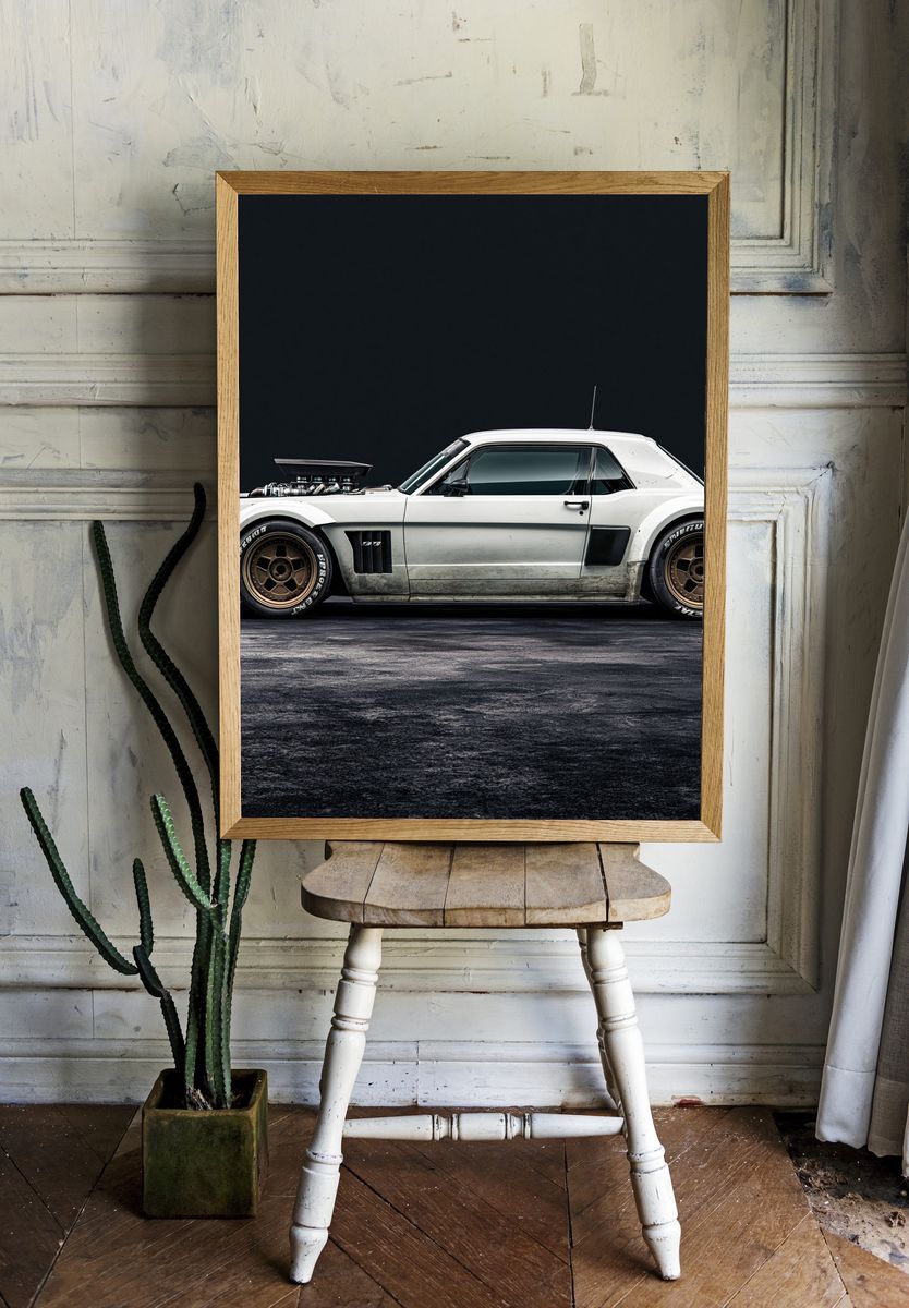 Classic Muscle Car Photography Poster. room preview