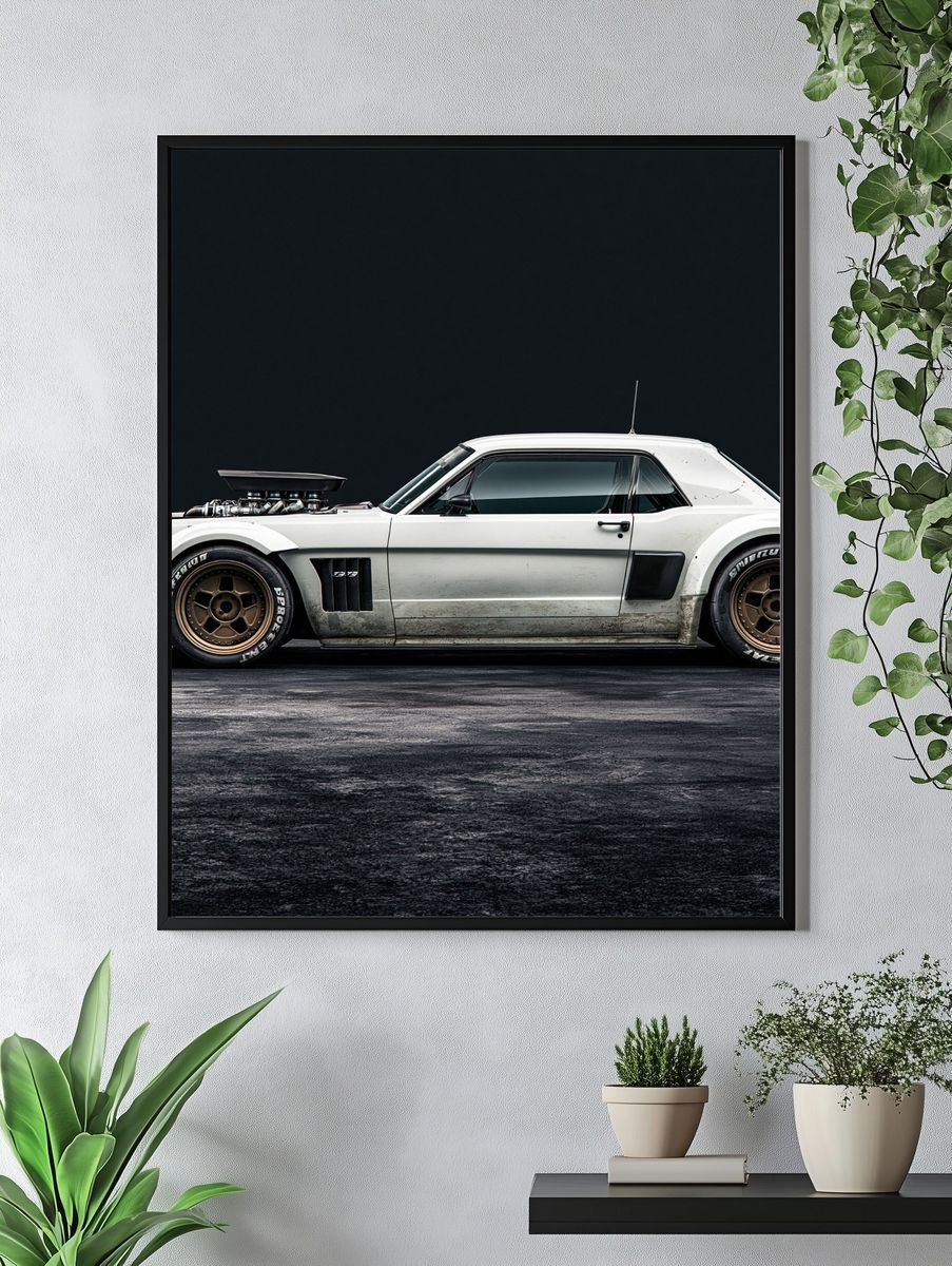 Classic Muscle Car Photography Poster. — room view 4