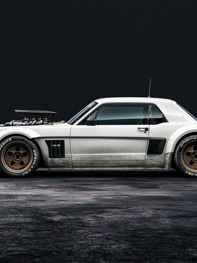 Classic Muscle Car Photography Poster. poster