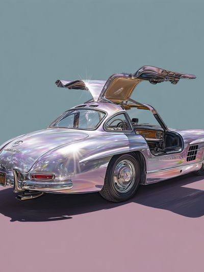 Classic Mercedes-Benz Gullwing — Art Print
