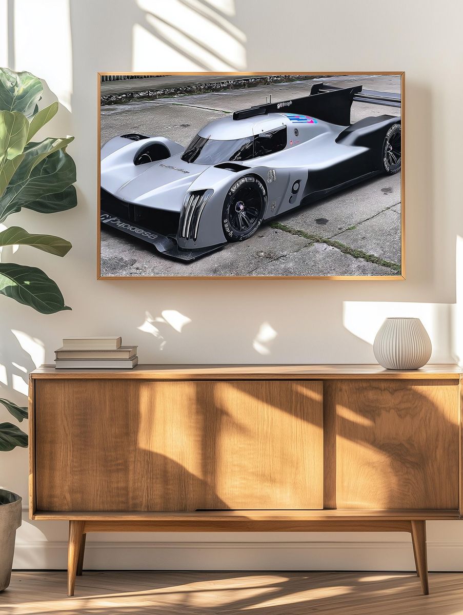 Prototype Race Car Photography Poster. — room view 3