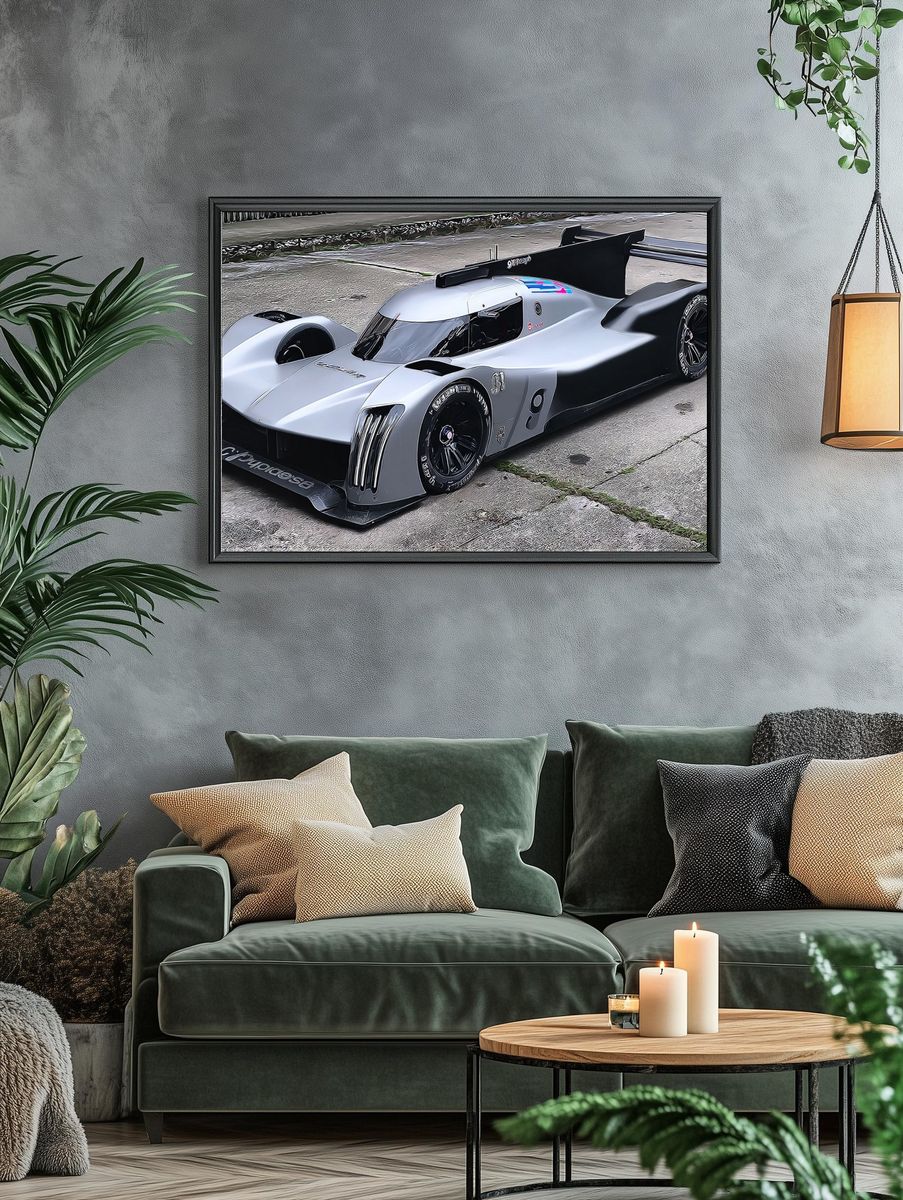 Prototype Race Car Photography Poster. — room view 4