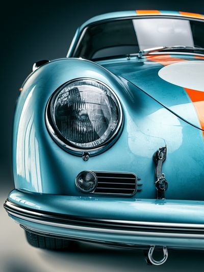 Classic Racing Car Photography Poster.