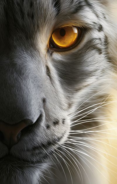 Cat Close-Up Photography Poster.