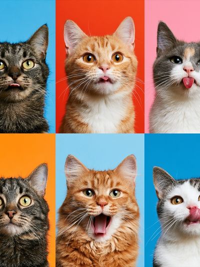 Playful Cats Photography Poster.