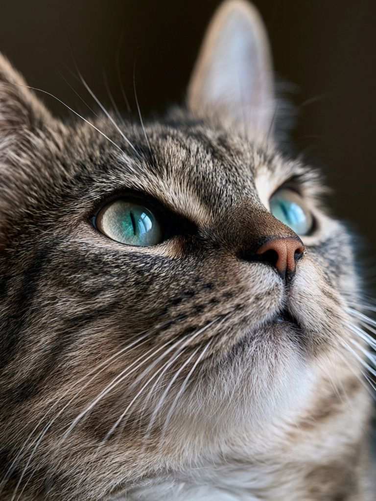 Tabby Cat Portrait Poster. poster — animals art