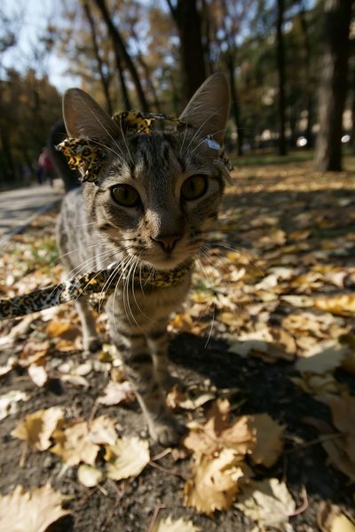 Curious Tabby Cat Photography Poster. poster