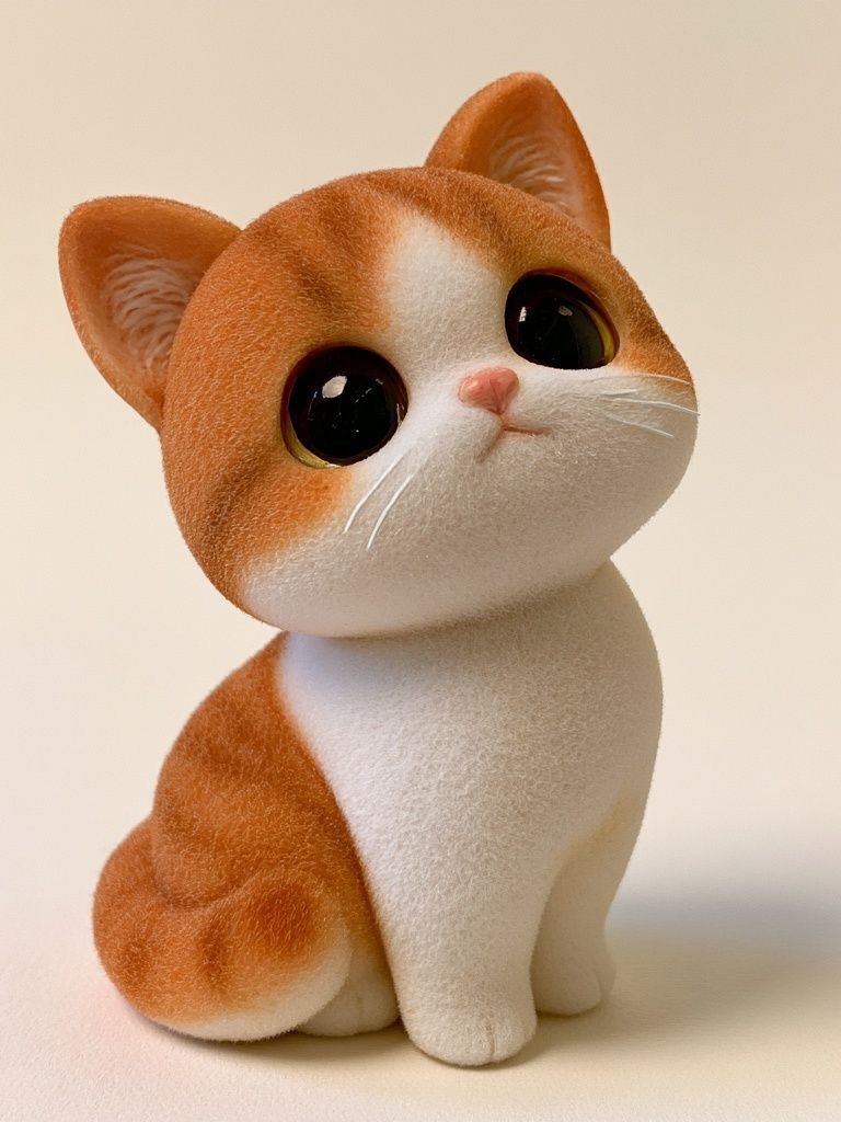 Cute Orange Cat Illustration Poster. poster detail