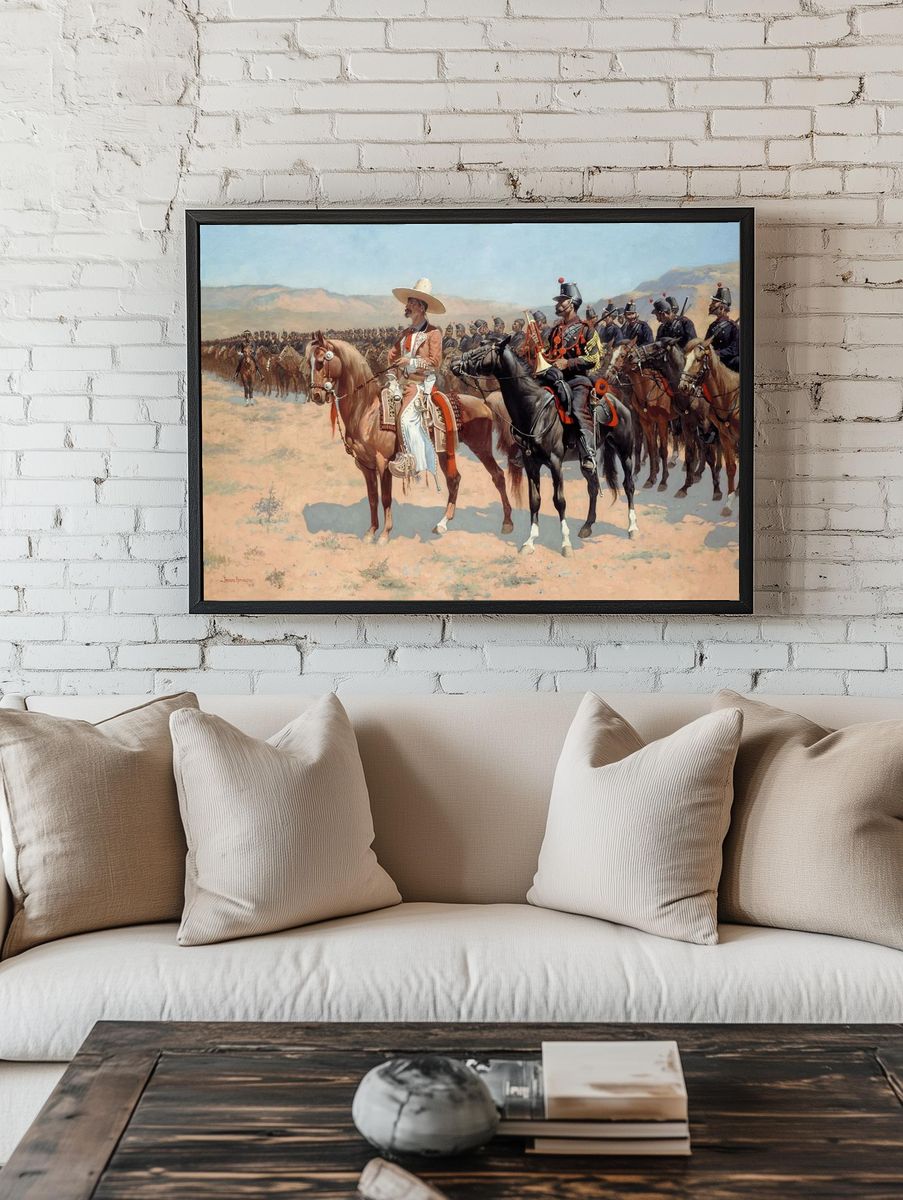 Mexican Major (1889) Frederic Remington. — room view 1