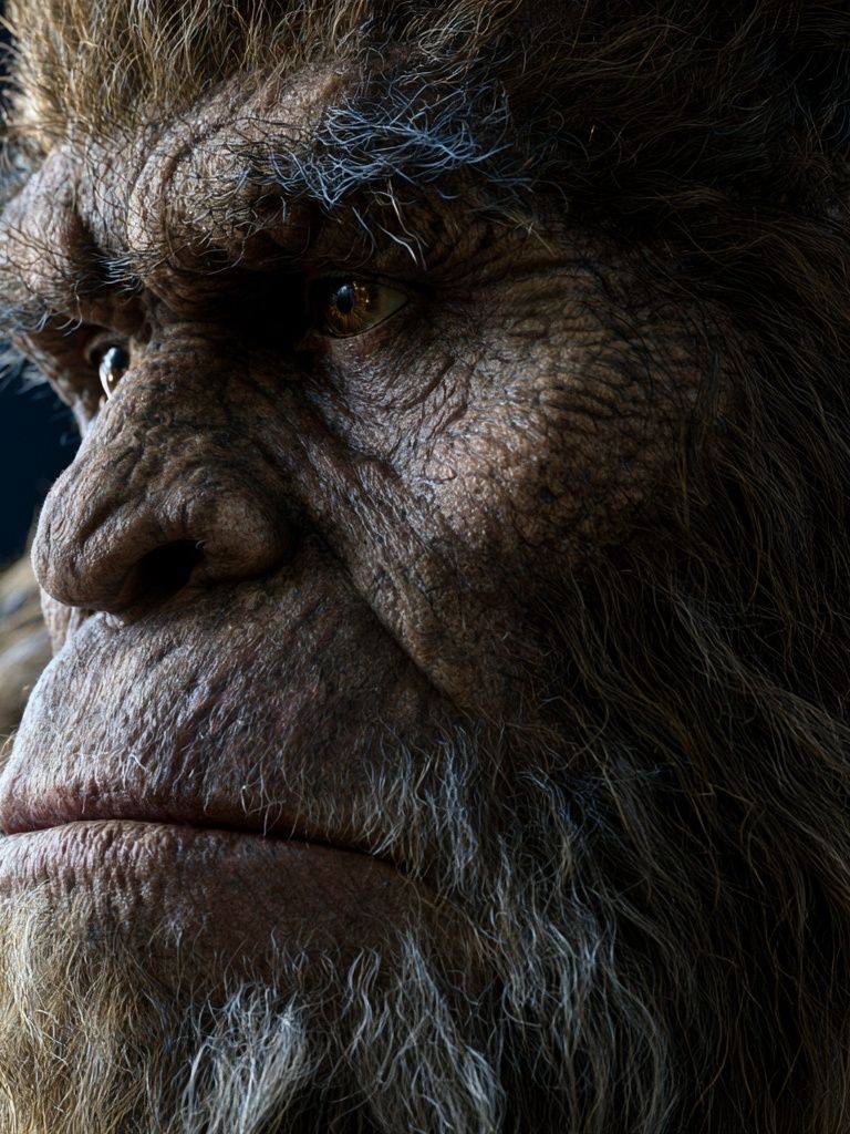 Caveman Portrait Photography Poster. poster — photography art
