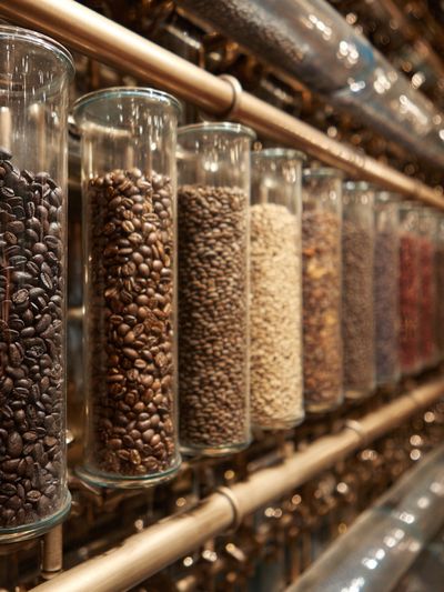 Coffee Beans Display Poster. poster