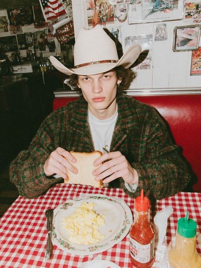 Cowboy Breakfast — Vintage Print